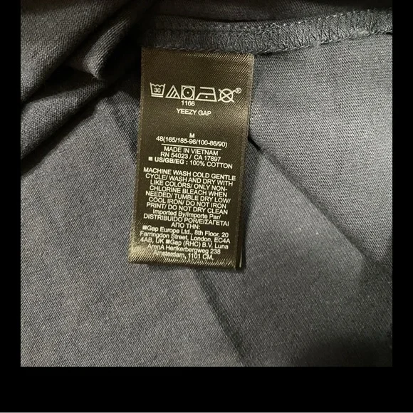 Unreleased Yeezy Gap Tee - Dark Grey - Picture 5 of 6